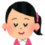 女性の顔のイラストB