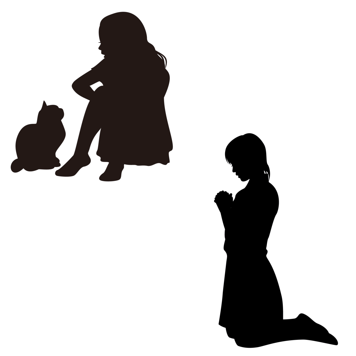 プラケーター（慰め役）とイネイブラー（支え役）の違いを表すイメージ