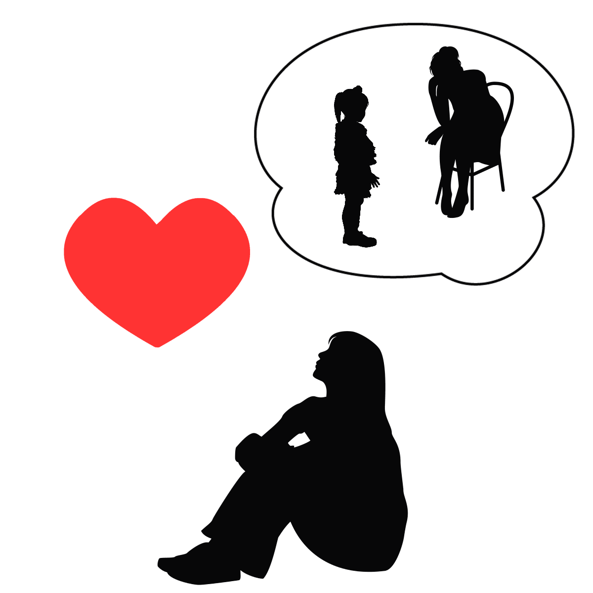 アダルトチルドレン_イネイブラータイプの恋愛は恋人の支え役になりやすい様子を表すイラスト