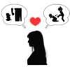 アダルトチルドレン_ヒーロータイプの女性の恋愛思考パターンを表すイラスト