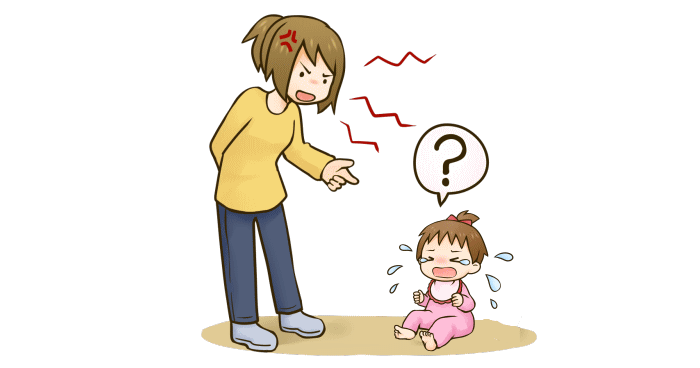 子どもとスキンシップをとろうとせず子どもを放置する毒親の特徴を表わすイメージ