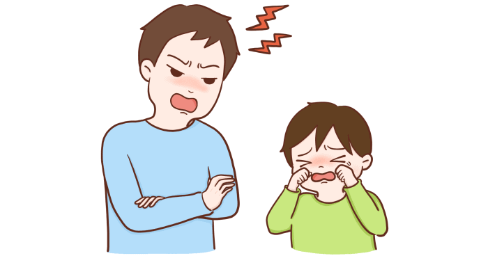 過干渉な父親の心理・特徴・影響を表わすイラスト