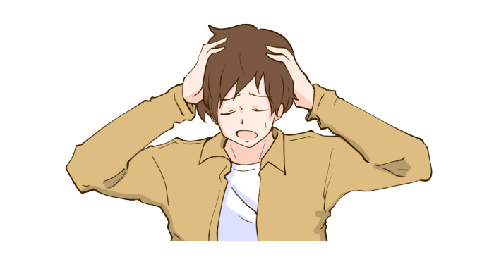 毒親育ちの男性が同じ恋愛を繰り返してしまう理由を表すイラスト