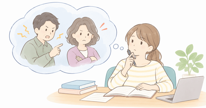 毒親問題を理解するために必要な心理学を表わすイラスト