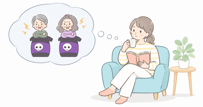 毒親とは?意味や起源を学んでいる様子を表すイラスト